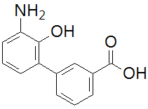 3'-氨基-2'-羥基聯苯-3-羧酸 